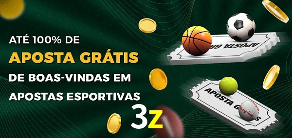 3z Ate 100% de Aposta Gratis