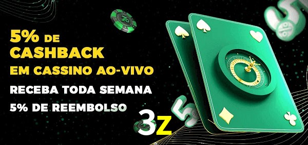 Promoções do cassino ao Vivo 3z